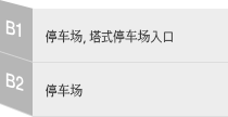 地下1, 地下2 地下停车场